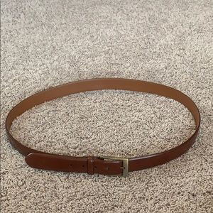 Leather belt